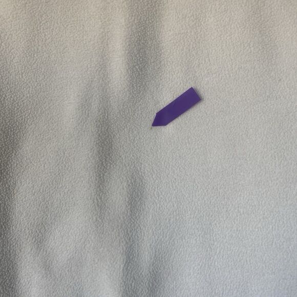 Marmot Womens White full zip fleece jacket pockets Thumb Holes Polartec Size Med - Picture 9 of 12